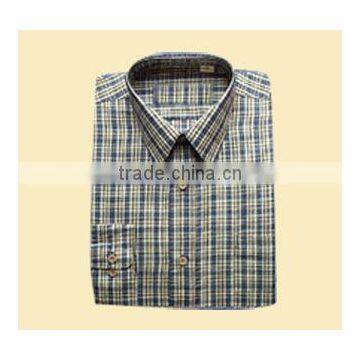 100% Cotton Plaid Men's Shirt