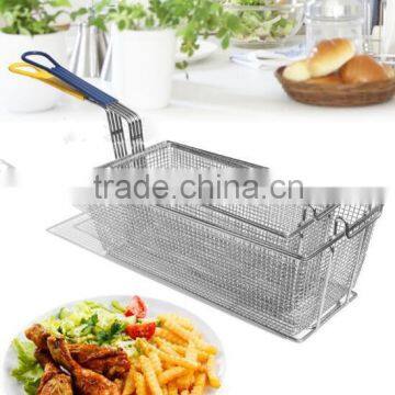 Stainless Steel Mini Wire Mesh Fry Basket and Deep Fat Fryer Fry Basket and stainless steel frying basket with handle