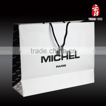 Wholesale Exquisite Logo Print Portable Paper Shopping Bag