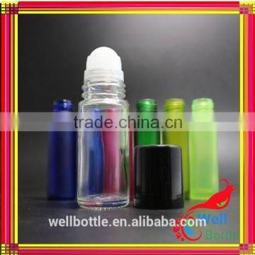 30ml empty roll on glass deodorant bottle with roller ball