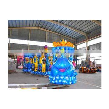 Theme Park Kids Game Equipment Electric Track Train for Children Sale photo-4