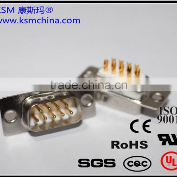 D-sub connector male 9 pins in terminal block