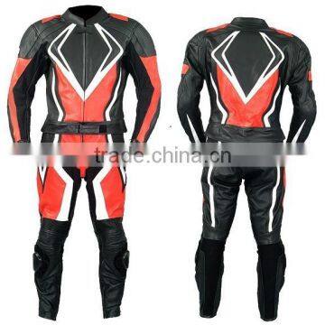 Leather Biker Racing Suit