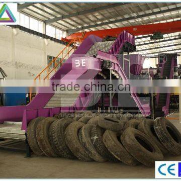 High Yield & High Efficiency with Tire recycling machine