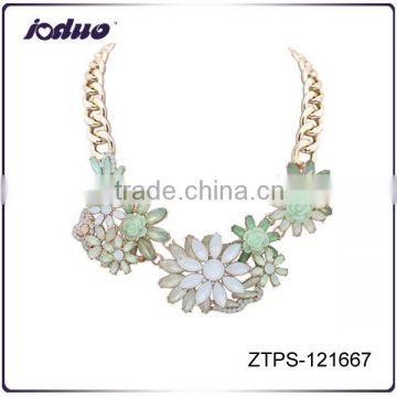 Europe And America Style Fashion Flowers Design Alloy Necklace