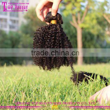 Shandong Wholesale Brazilian Virgin Remy Kinky Curly Human Hair Weave photo-2