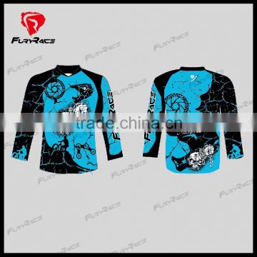 2016 Unique Personalized Motocross Jersey Lettering Mountain Bike Downhill Jerseys MTB BMX Bike Shirts