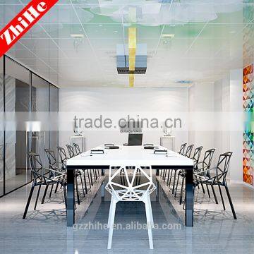 dropshipping ceiling for building materials with metal frame of wooden decoration different types