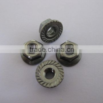 DIN6923 flange nut with CR3 zinc plated