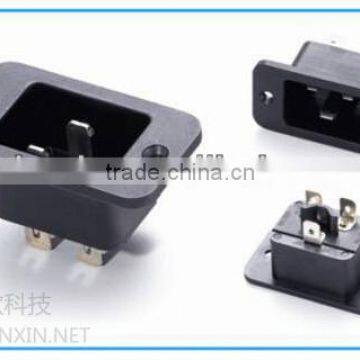 IEC 320 Male C20 socket connector outlet socket with threaded holes