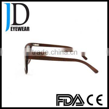 Hot Sell Silkscreen Printing Logo UV400 Polarized Wooden Sunglasses