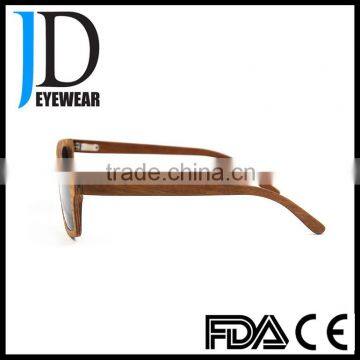 CE Certificated Factory Aged Wooden Glasses Custom Logo Wooden Sunglasses for Old and Cases photo-4