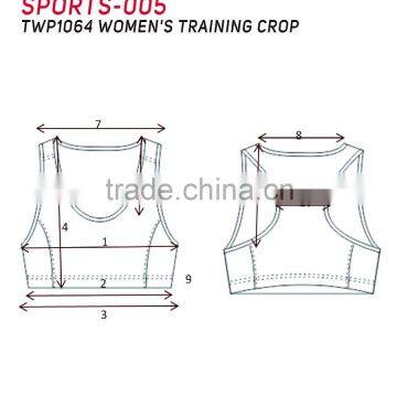 SPIDERSPORTS Sublimation Custom Fitness Wear Lady Sports Crop Top photo-4