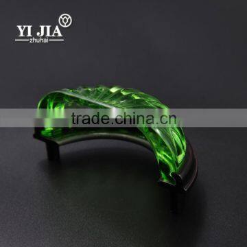 cylinder zinc alloy metal base green cabinet crystal handle