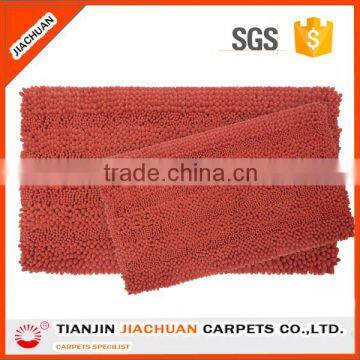 long pile microfiber chenille bath carpet