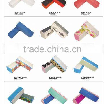 buffer block,4 sides nail buffer ,nail polishing ,4 steps nail buffer.