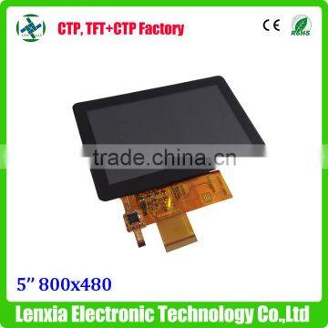 Factory price tft display screen 5'' touch lcd module