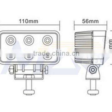MZ LED OFFROAD Light 4.5'' 18W Work Lamps for Truck SUV ATV 6x3W EPISTAR Super Brightness Good Quality Car Lighting CE IP67 RoHS photo-6