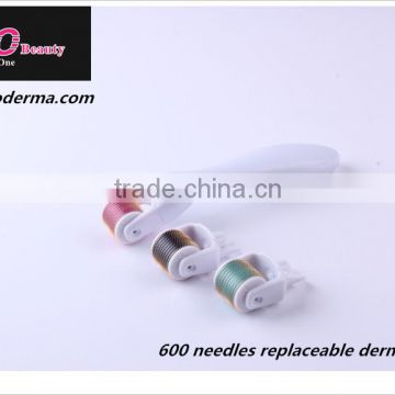 GTO Brand 600 titanium needle micro needle skin roller