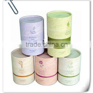 paper tube cans/round paper packaging /fancy paper gift box