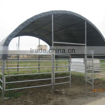 HDPE board hot dip galvanized or powder coated horse stable