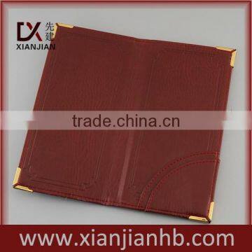 Custom Made Hotel Restaurant Metal Fasten Bill Folders With Sleeves (XJJD14) photo-3