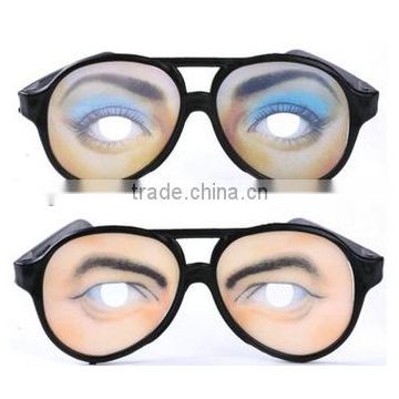 Hot Sale 2015 New Top Quality Shape Varying Eyeglass Halloween In Event & Party Supplies Black Color Halloween Decoration Gift