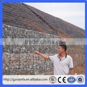 Big Project Flood Control 1m*1m*3m Mesh Size 80*100 Gabion Basket Prices(Guangzhou Factory)