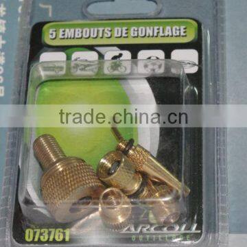 Pump Parts, Tube Balve Change AV to EV, Inflator Pump, Metal Parts, Bicycle Parts