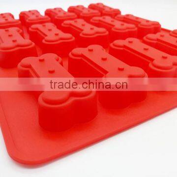 FDA Hot Sale Baking Silicone Molds, Dog Bone Baking Pan, Dog Bone Cake Pan photo-6