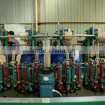 Round shoe lace braiding machine