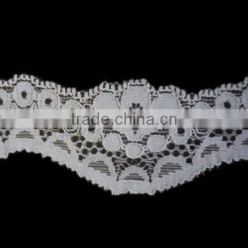 Elegant flower pattern swiss lace