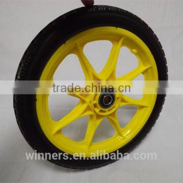 plastic PU baby pram stroller bike wheel 14x1.75