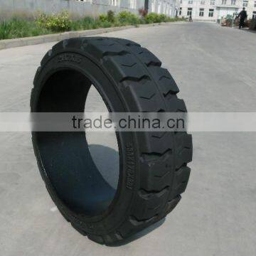 Cheap Warehouse or Airport Trailers Parts Press on Solid Tire 22x9x16 18x7x121/8 21x8x15 28x12x22 photo-4