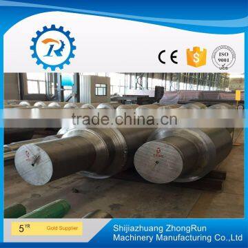 Open die forging shaft for crushers