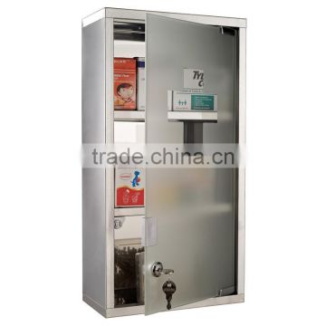 Stainless Steel Wall Mounted Medicine Cabinet - Silver