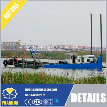 Chinese manufacturer supplying small sand dredger in river