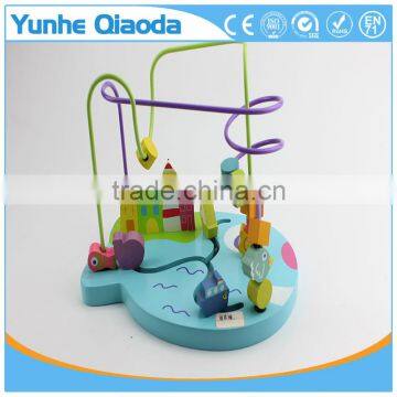 Early Learning Wooden Play Toys the Mouse Beads Maze photo-5