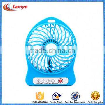 Rechargeable battery portable usb mini fan for phone computer
