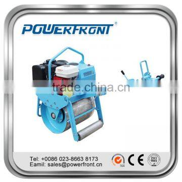 High quality walk-behind road construction double drum vibration roller