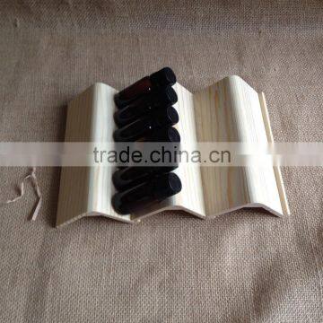 Wooden Storage Holders Pine Wood Racks Removeable Wooden Display Shelf for Essential Oil