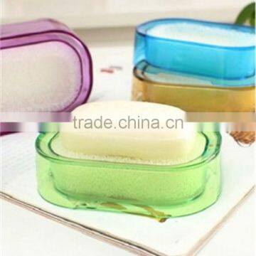N204 Candy-colored Beautiful Travel Plastic Soap Box photo-2