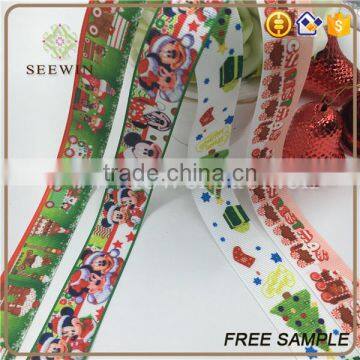 Wired Printed Christmas Gift Ribbon photo-5
