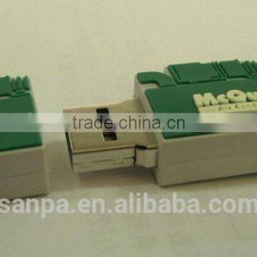 OEM Promotion Gift Cheap Custom Soft Pvc Mini Superheroe Usb Flash Drive photo-2