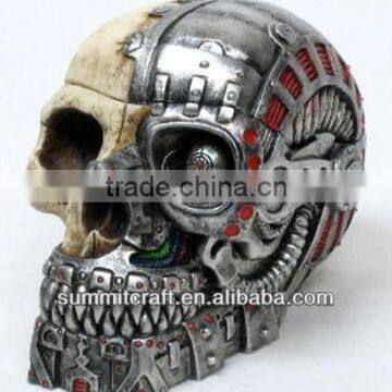 Mini resin skull head