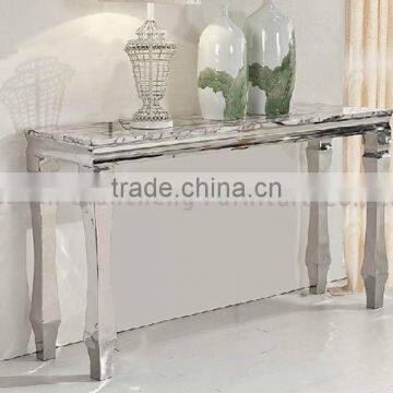 stainless steel frame console table wholesale 874#