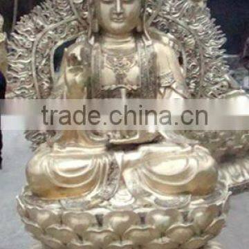 Casting Large Antique Bronze Buddha Statue For Sale