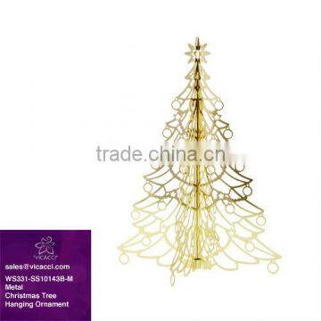 Hot Sale Metal Christmas Tree Hanging Ornament Stand WS331-SS10143B-M