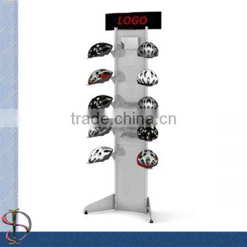 motorcycle helmet metal display stand