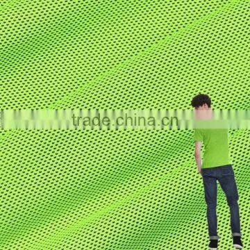 2017 Fashion Feelcool Dyed Polyester Fluorescent Mesh Fabric for Sportwear photo-2